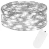 Joulun LED-valot Springos CL4100, 20 LED, lankavalot, kylmä valkoinen, paristokäyttöinen