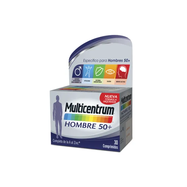 Multicentrum Man 50+ 30 Tablets 