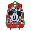 Школьный рюкзак с колесиками Mickey Mouse Mood Красный Зеленый 26 x 13 x 34 cm