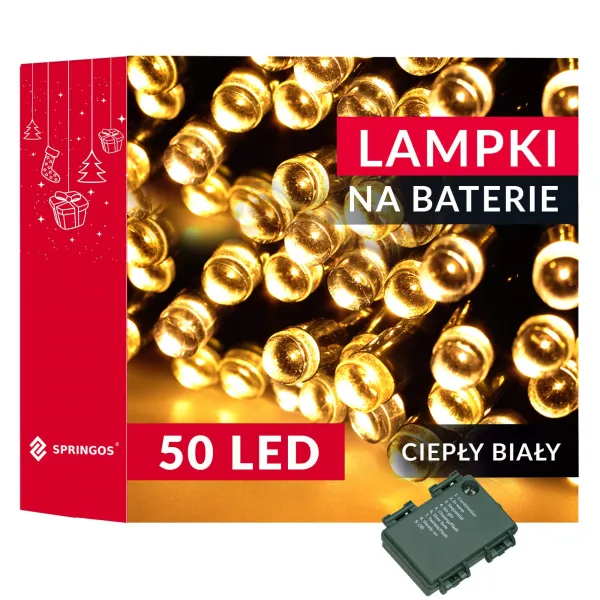 Рождественские гирлянды Springos CL4027 50 светодиодов