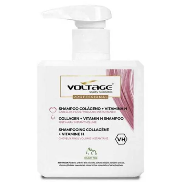 Voltage Cosmetics Colágeno Vitamina H Champú 500ml