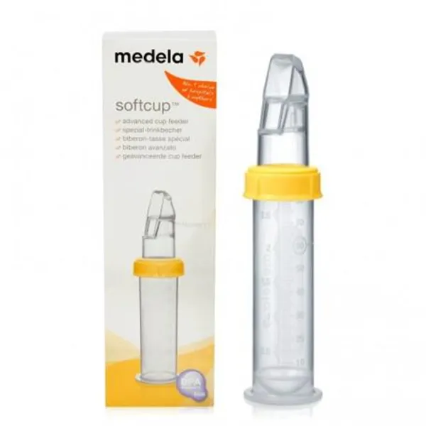 Medela Softcup Baby Bottle With Spoon 80ml