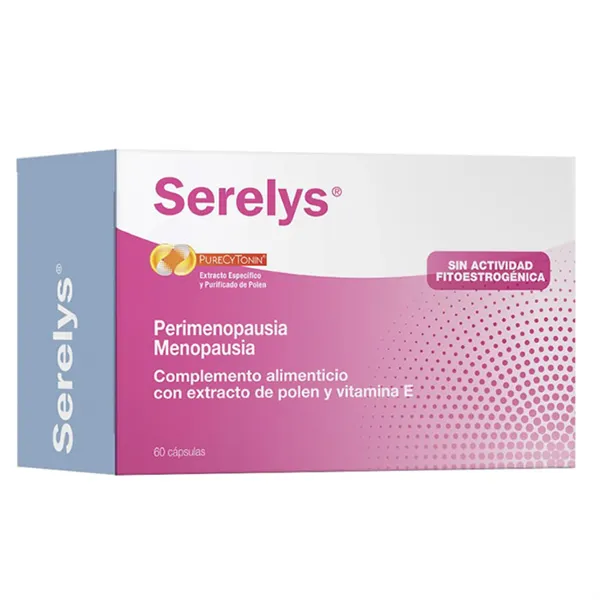 Serelys Perimenopausia Menopause Food Supplement 60 Capsules