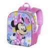 3D mokyklinis krepšys su ratukais Minnie Mouse Spring Rožinė