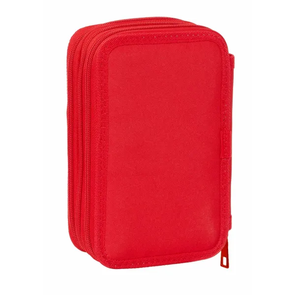 Penālis ar vietu trim zīmuļiem Mickey Mouse Sarkans 12,5 x 19,5 x 5,5 cm 37 Daudzums