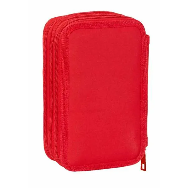 Penālis ar vietu trim zīmuļiem Mickey Mouse Sarkans 12,5 x 19,5 x 5,5 cm 37 Daudzums
