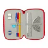 Penālis ar vietu trim zīmuļiem Mickey Mouse Sarkans 12,5 x 19,5 x 5,5 cm 37 Daudzums