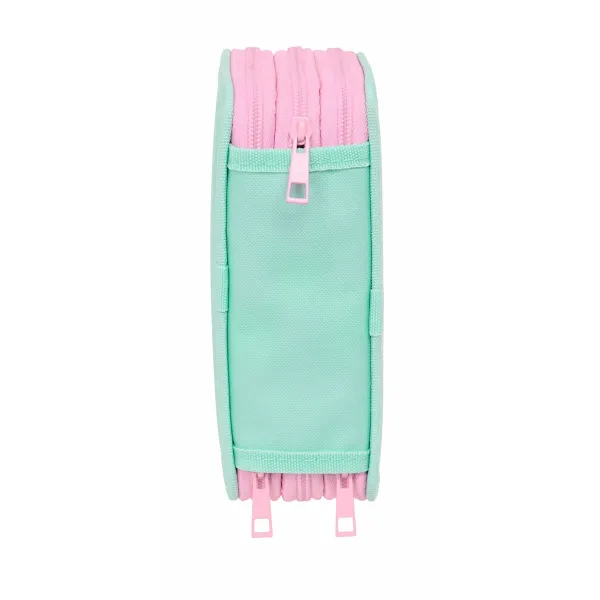 Penālis ar vietu trim zīmuļiem Stitch Zaļš 12,5 x 19,5 x 5,5 cm 37 Daudzums