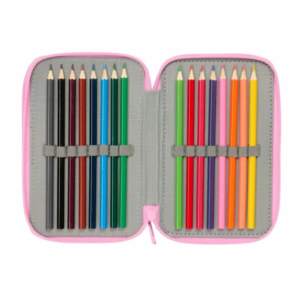 Penālis ar vietu trim zīmuļiem Frozen Zils 12,5 x 19,5 x 5,5 cm 37 Daudzums