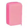 Triple Pencil Case Disney Princess Pink 12,5 x 19,5 x 5,5 cm 37 Pieces