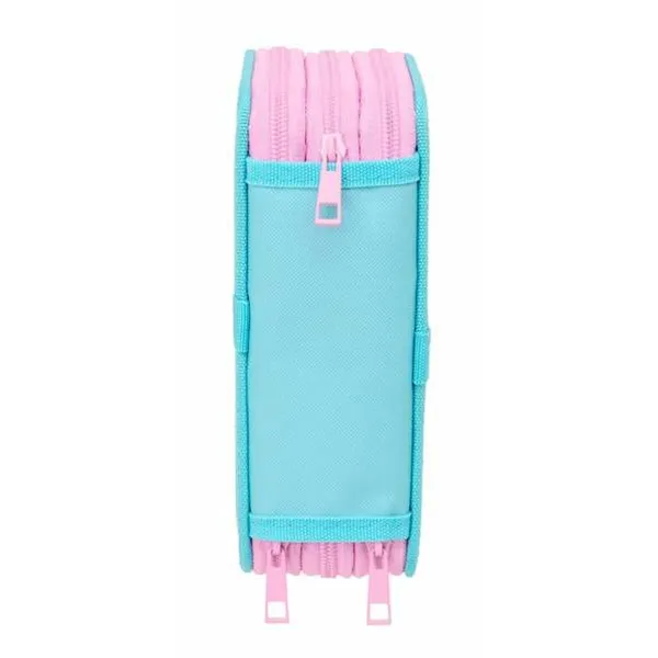 Triple Pencil Case Gabby's Dollhouse Blue 12,5 x 19,5 x 5,5 cm 37 Pieces