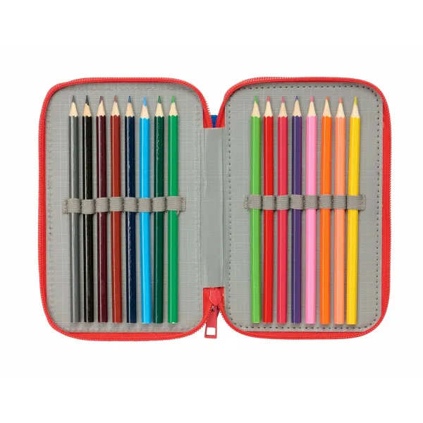Penālis ar vietu trim zīmuļiem Spidey Zils 12,5 x 19,5 x 5,5 cm 37 Daudzums