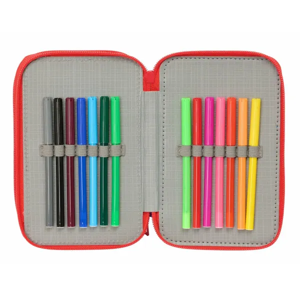 Penālis ar vietu trim zīmuļiem Spidey Zils 12,5 x 19,5 x 5,5 cm 37 Daudzums