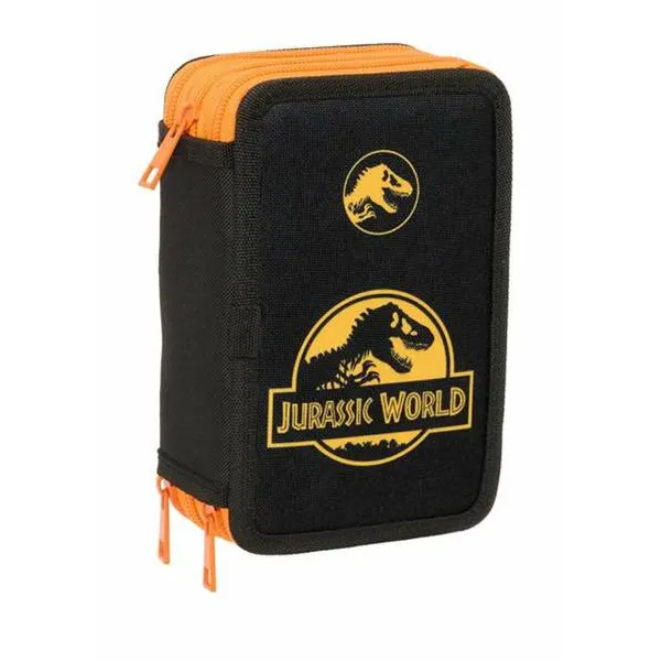 Trigubas penalas Jurassic World Juoda 12,5 x 19,5 x 5,5 cm 37 Dalys