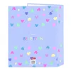Gredzenveida stiprinājums Benetton Lila Ceriņš A4 27 x 33 x 6 cm