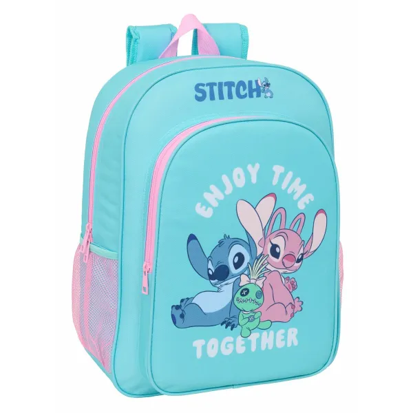 Kooliseljakott Stitch Sinine 33 x 42 x 14 cm