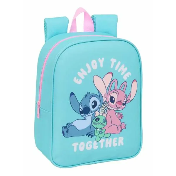 School Bag Stitch Blue 22 x 27 x 10 cm