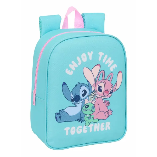 School Bag Stitch Blue 22 x 27 x 10 cm