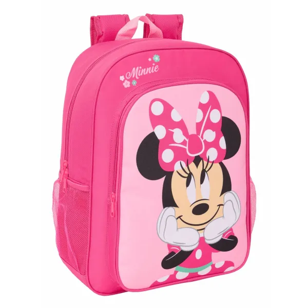 Koululaukku Minnie Mouse Pinkki 33 x 42 x 14 cm