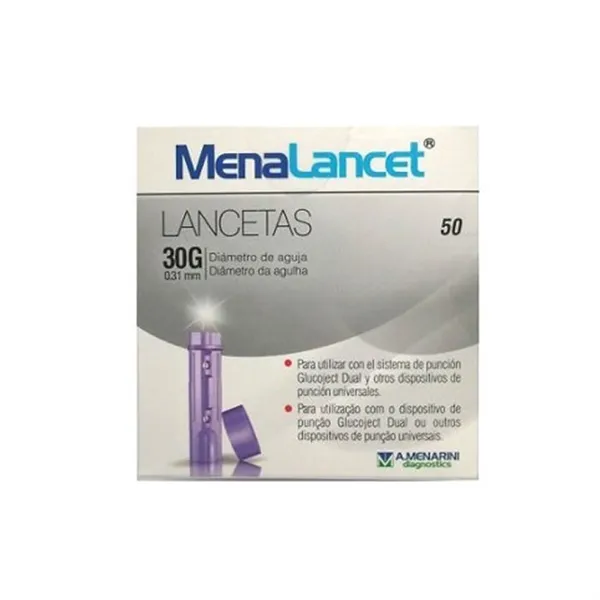 Menalancet 30g 50 Lancets