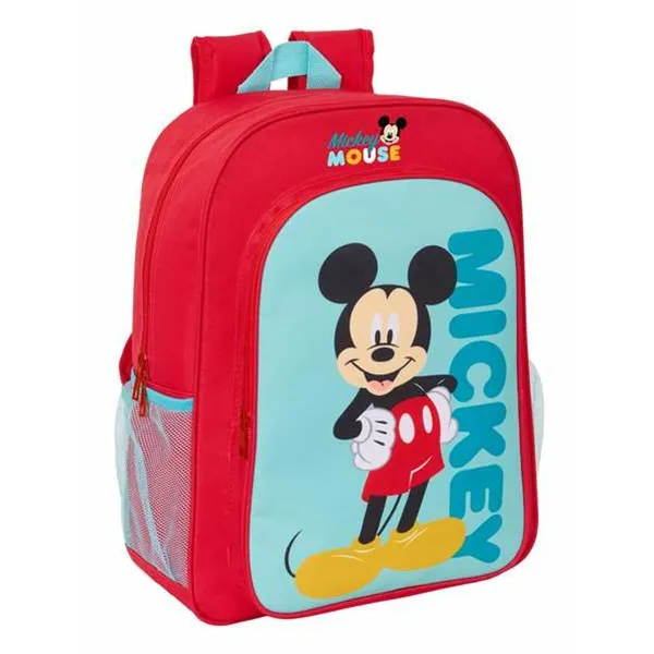 Школьный рюкзак Mickey Mouse Синий Красный 33 x 42 x 14 cm
