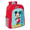 Школьный рюкзак Mickey Mouse Синий Красный 33 x 42 x 14 cm
