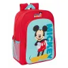 Школьный рюкзак Mickey Mouse Синий Красный 33 x 42 x 14 cm