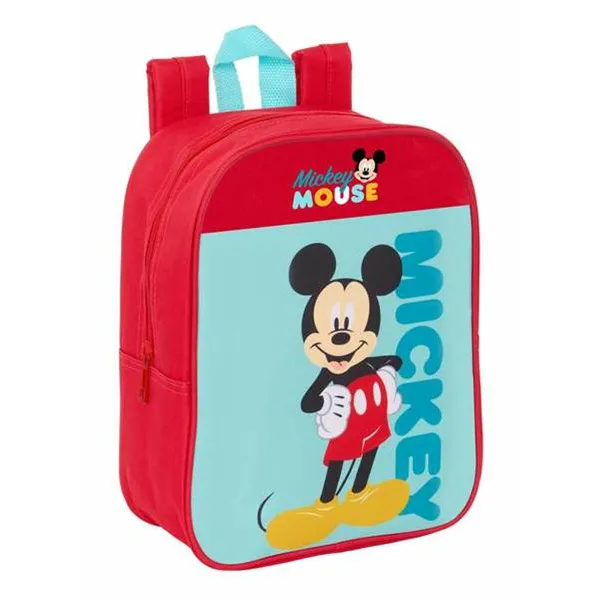 Школьный рюкзак Mickey Mouse Синий Красный 22 x 27 x 10 cm