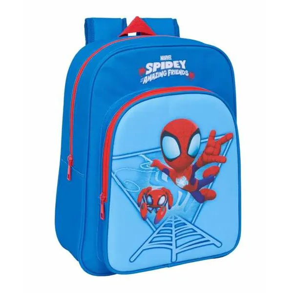 Mokyklinis krepšys Spidey Mėlyna 26 x 34 x 11 cm