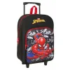 Mokyklinė kuprinė su ratukais Spider-Man Juoda Raudona 32 x 42 x 14 cm