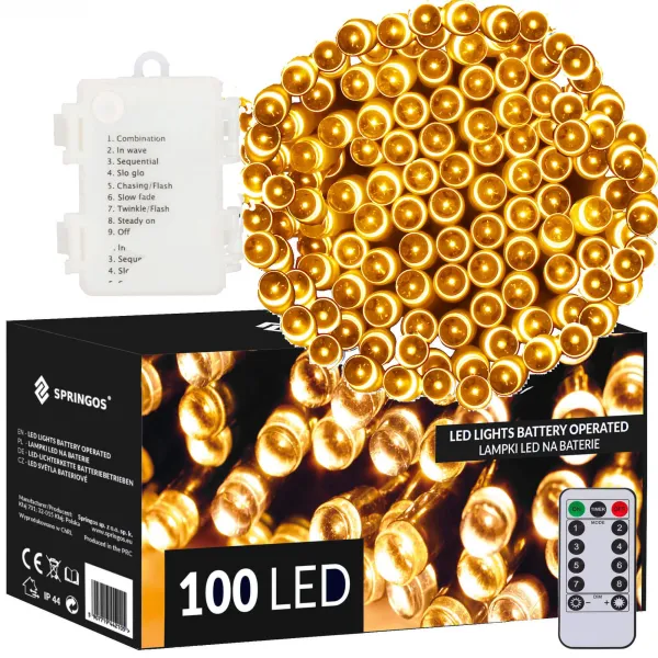 Рождественские огоньки Springos CL4034 100 LED