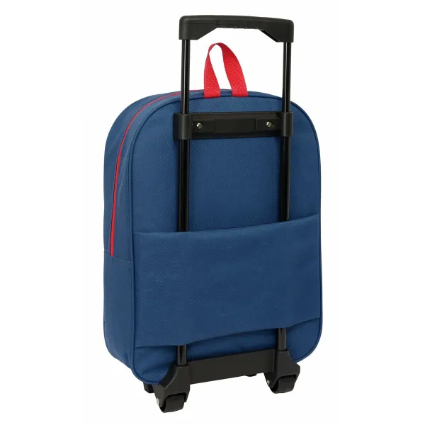 School Rucksack with Wheels The Avengers Navy Blue 32 x 42 x 14 cm