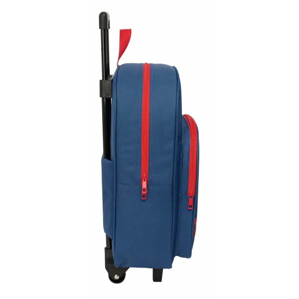 School Rucksack with Wheels The Avengers Navy Blue 32 x 42 x 14 cm