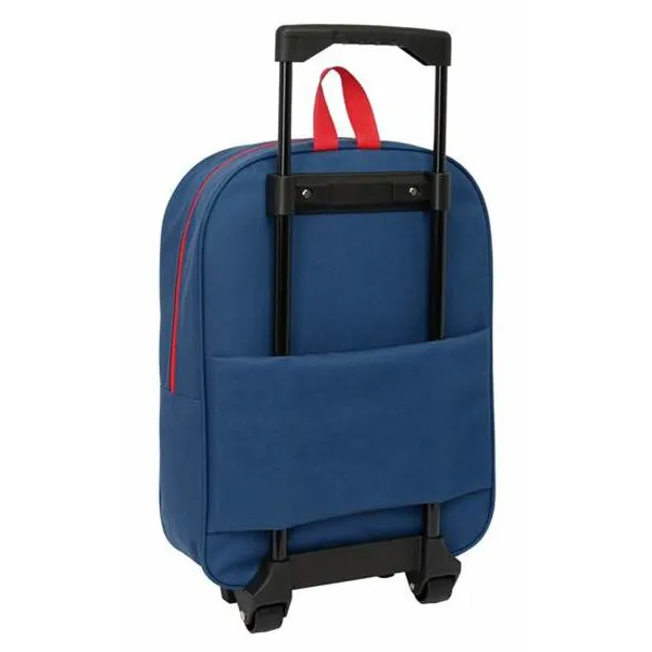 School Rucksack with Wheels The Avengers Navy Blue 32 x 42 x 14 cm