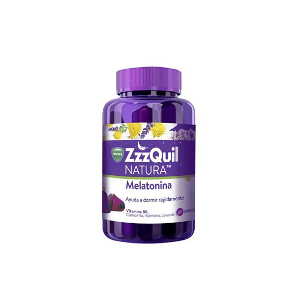 Vicks Zzzquil Natura Melatonin 60 Units