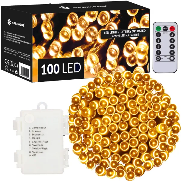 Рождественские огоньки Springos CL4034 100 LED