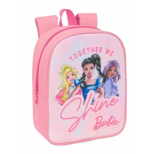 School Bag Barbie Pink 22 x 27 x 10 cm