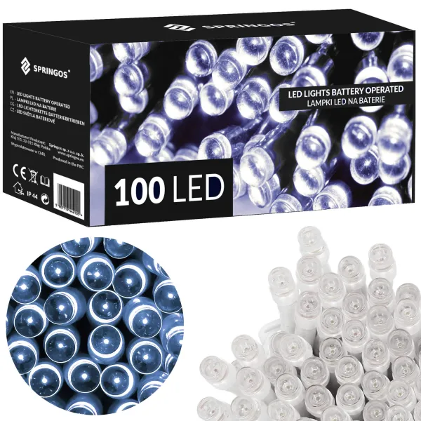 Рождественские гирлянды Springos CL4035 Led, на аккумуляторе