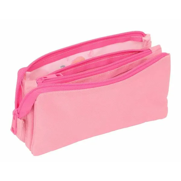 Triple Carry-all Disney Princess Pink 22 x 12 x 3 cm