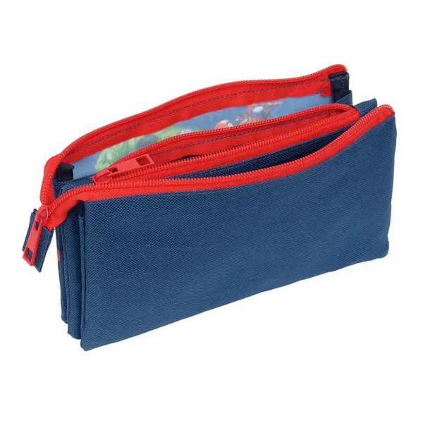 Triple Carry-all The Avengers Navy Blue 22 x 12 x 3 cm