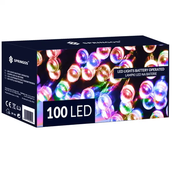 Jõuluvalgustid Springos CL4036 – LED100, Kaugjuhtimispult