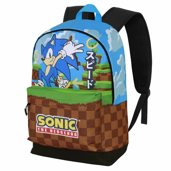 Koululaukku Sonic Greenhill Monivärinen 31 x 18 x 44 cm