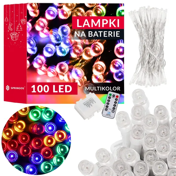 Christmas Lights Springos CL4036 – LED100, Remote Control