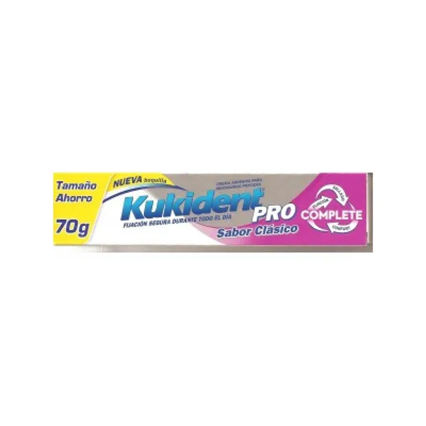 Kukident Pro Complete Classic Flavor Adhesive Cream 70g