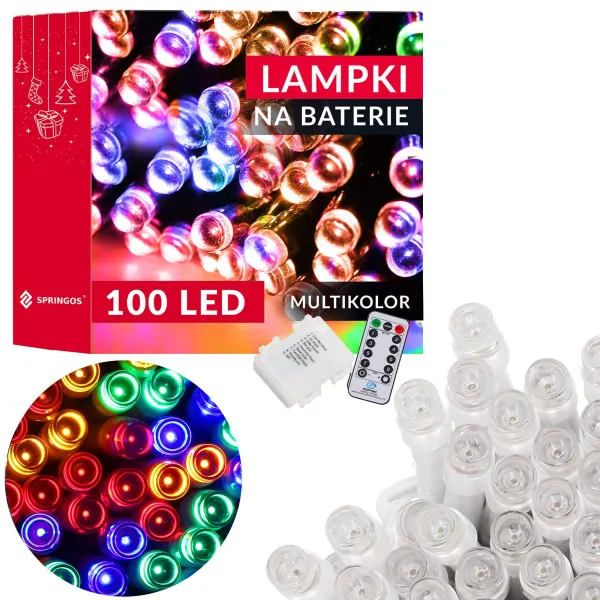Christmas Lights Springos CL4036 – LED100, Remote Control