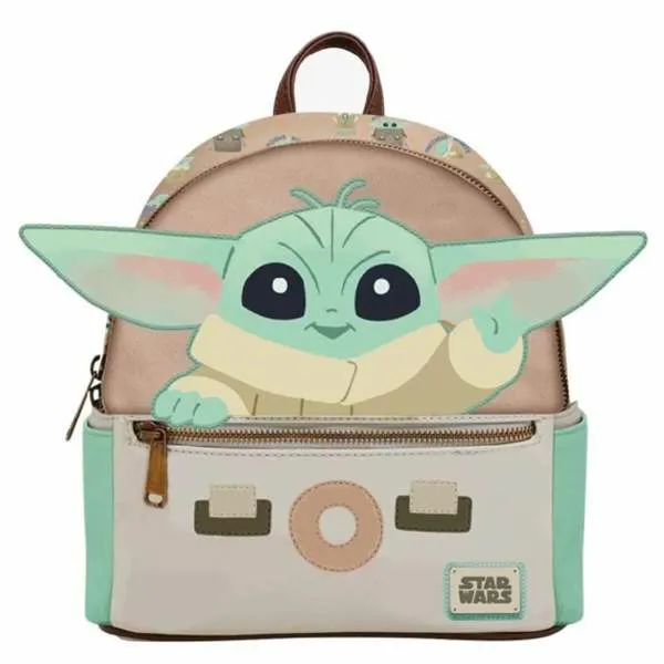 School Bag The Mandalorian Beige