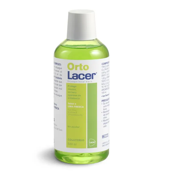 Ortholacer Mouthwash Lime Flavour 500ml