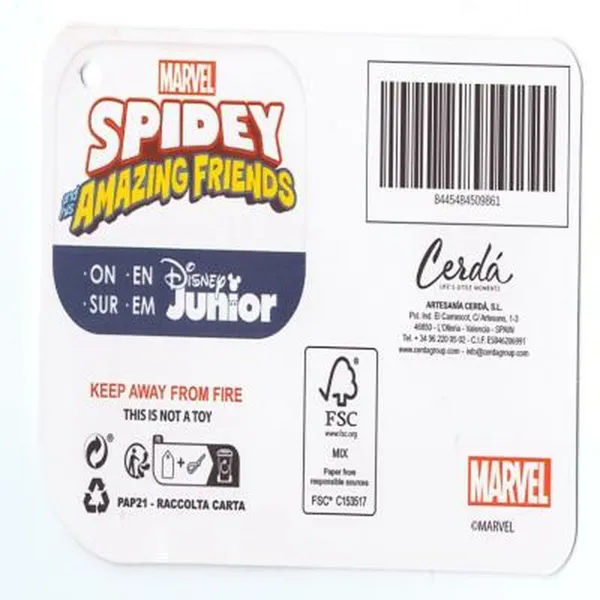 Skolas soma Spider-Man Sarkans 25,0 x 31,0 x 10,0 cm