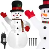 Inflatable snowman IP44 for outdoor Springos CL4055 240 cm