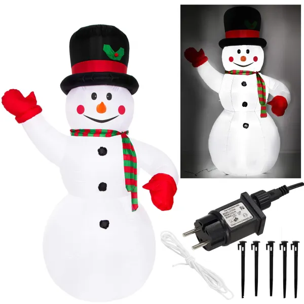 Надувной снеговик для улицы Springos CL4055 240 см